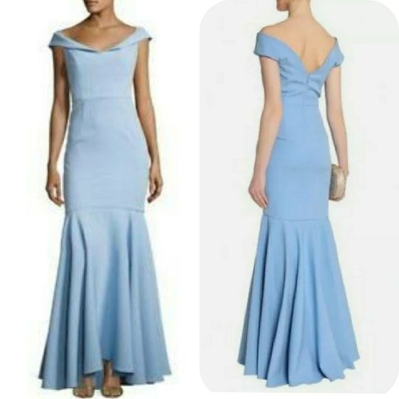 Milly Stretch Crepe Layla Gown. - Picture 3 of 11